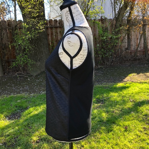 Banana Republic black rectangular pattern texture - Picture 4 of 5